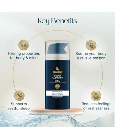 Abundant Natural Health Ocean Magnesium Total Topical Bundle Helps Aid Aches and Bruises Stingless Effective and Quick Absorption Fragrance-Free - Buy Online on GoSupps.com