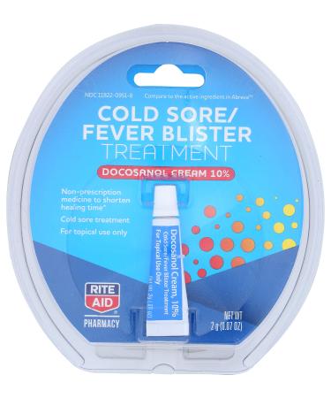 Rite Aid Cold Sore/Fever Blister Docosanol 10% Cream - 0.07 oz