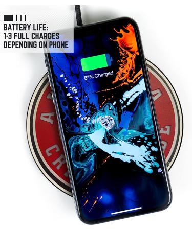 University of Alabama Qi Wireless Charger with Illuminated Crimson Tide Logo & Built-in Power Bank for Wired and Wireless Charging. Officially Licensed Collegiate 100% Portable Wireless Phone Charger Alabama Crimson Tide - Buy Online on GoSupps.com