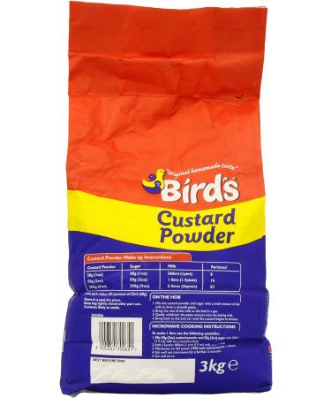 Bird's Original Homemade Taste Instant Custard Powder Dessert Mix - 3 Kg Tub - Buy Online on GoSupps.com