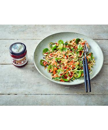 Tracklements Fresh Chilli Jam 250g - Sweet & Spicy Condiment for Cheeses, Houmous, Meats, Fish & Vegetables - Gluten Free, Vegetarian & Vegan - Buy Online on GoSupps.com