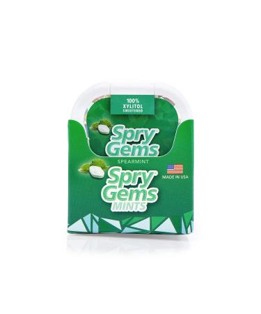 Xlear Spry Spearmint Gems Mints - 40 Count | Sugar-Free Freshness - Buy Online on GoSupps.com