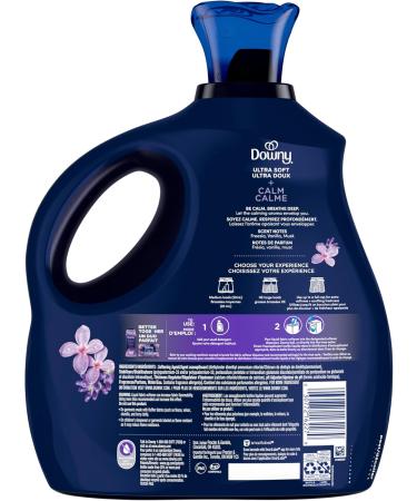 Downy Ultra Soft Fabric Softener Liquid Calm Lavender and Vanilla Bean 2.76L 2.76 l (Pack of 1) - Buy Online on GoSupps.com