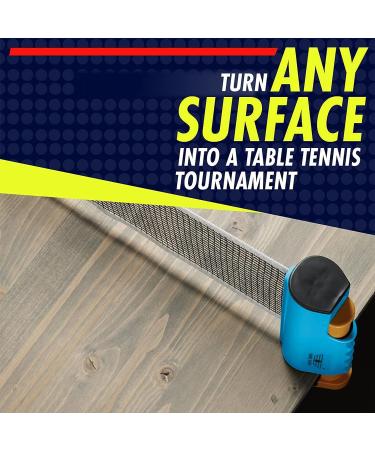 NIBIRU SPORT Ping Pong Paddles Set with Retractable Net & Storage Case - Professional Table Tennis Rackets & Balls - Game Table Accessories - Buy Online on GoSupps.com