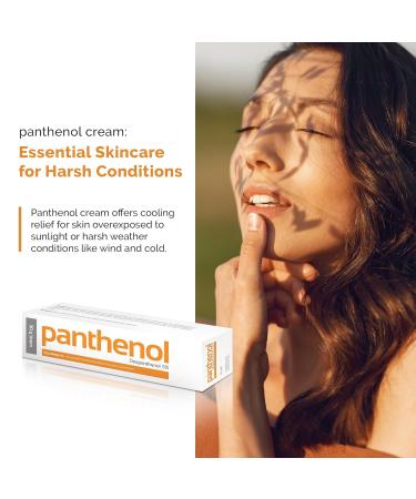 Panthenol Cream - Nourishing Skincare for Sun-Exposed & Sensitive Skin | 30g Moisturizer for Dry Skin Relief - Buy Online on GoSupps.com