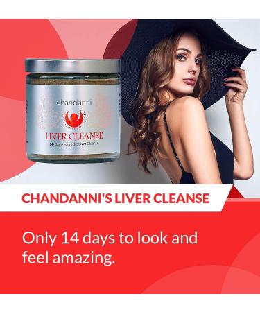 Chandanni Organic Liver Cleanse Detox Powder 16oz - Ayurvedic Herbs for 14 Day Reset | Milk Thistle, Guducci, Mangistha, Fennel, Cinnamon, Peppermint, Cardamom, Coriander - Buy Online on GoSupps.com