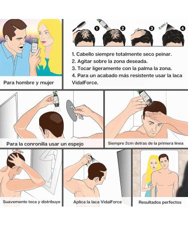 VIDALFORCE Premium Hair Densification I 100 Natural Ingredients I hair powder for full hair in seconds helps cover light hair protects against bald spots Light Brown Pack 2 x 30g - Buy Online on GoSupps.com