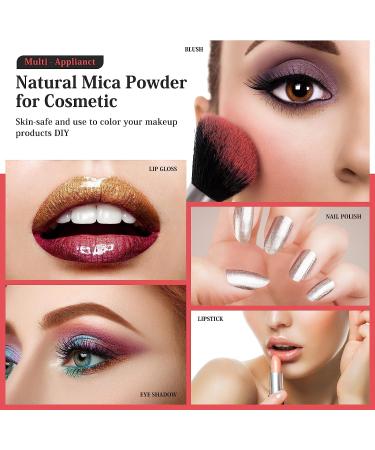 30 Colors Mica Powder for Epoxy Resin - Natural Pigment Dye for Cosmetics, Paint, Soap, Nail Polish, Candles & More - 5g Set - Buy Online on GoSupps.com