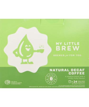 My Little Brew - Natural Decaf Single Serve K-cup Pod Compatible with Keurig K-Cup Brewers 24-Count - Buy Online on GoSupps.com