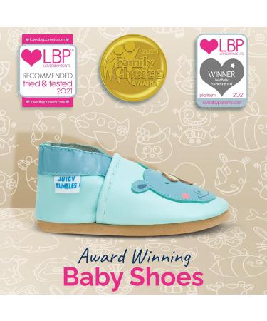 Soft Sole Leather Baby Shoes for Boys and Girls 0-6 Months - Rhino Design - Buy Online on GoSupps.com