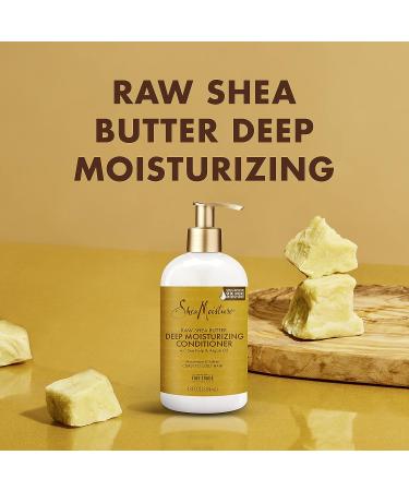 SheaMoisture Raw Shea Butter Restorative Conditioner 13 oz - Silicone Free, for Dry & Damaged Curly Hair - Buy Online on GoSupps.com