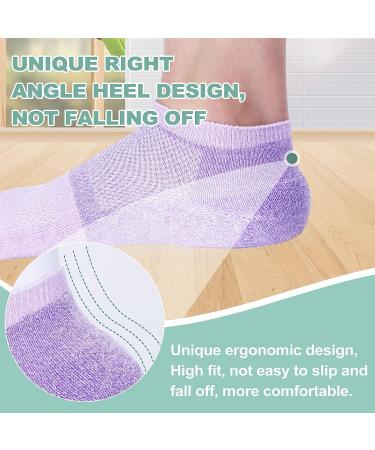 Bulinlulu Diabetic Socks - 6 Pairs Bamboo Non Binding Ankle Low Cut Socks for Women & Men - Bright Colors - Medium Size - Buy Online on GoSupps.com