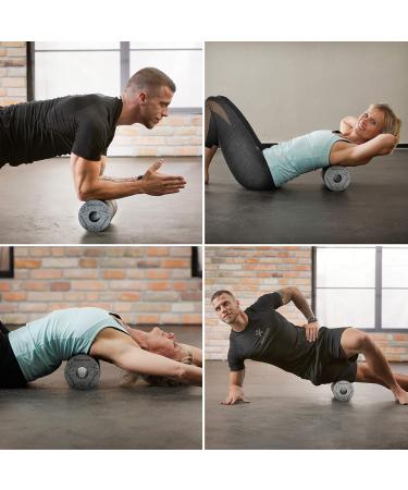 BODYMATE Fascia Roller Standard Medium-Hard - Carbon-Grey 45x15cm | Free E-Book Included | International Shipping - Buy Online on GoSupps.com