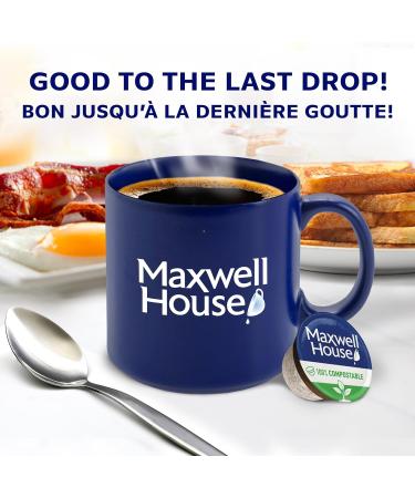 Maxwell House House Blend Coffee Certified Compostable K-Cup Coffee Pods 12 Pods House Blend House Blend 72 count (Pack of 1) - Buy Online on GoSupps.com