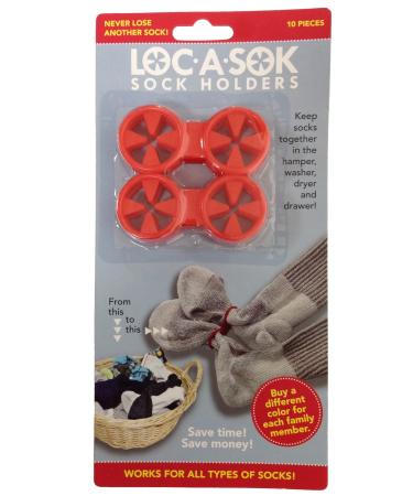 Loc A Sok Sock Locks (Red)