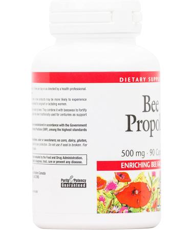 Natural Factors Bee Propolis 500mg - 90 Capsules for Immune Support - Buy Online on GoSupps.com