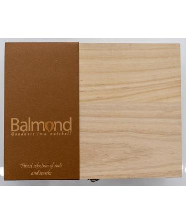 Balmond Premium Turkish Delight Gift Box - 900g Assorted Turkish Delight in Beautiful Wooden Box Pistachio Walnut Coconut - Suitable for Halal Kosher Gluten Free Vegan & Vegetarian Diets - Buy Online on GoSupps.com