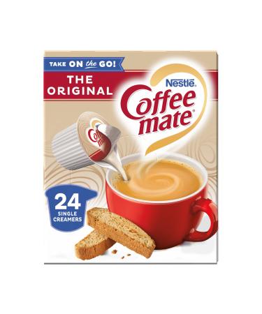 Nestle Coffee Mate Creamer Cups Gluten and Lactose Free Non Dairy 24 Count Pack