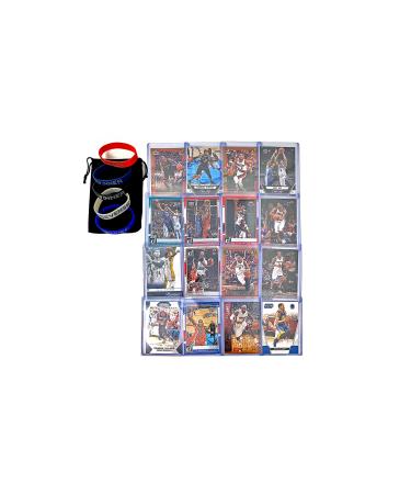 Basketball Cards: Curry, Lebron, Durant, Lillard, Kawhi Leonard, Wade, Paul George, Butler, Brandon Ingram, DeRozan, Lamarcus Aldridge, Walker, Gay, CJ Mccollum, Williams, Rose (16) Card Gift Bundle