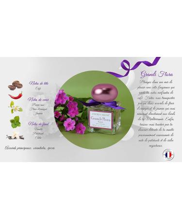 ANDRE L AROM - Eau de parfum made in France original for women - 1.6fl.oz. / 50 ml - from Grasse (GRANDI FLORA Oriental & Spicy ) - Buy Online on GoSupps.com