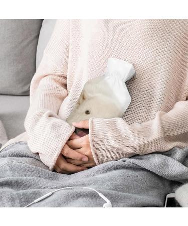 Cute Polar Bear Hot Water Bottle with Plush Cover | Warmer for Adults & Children | 26.5x15.3cm - International Shipping Available - Buy Online on GoSupps.com