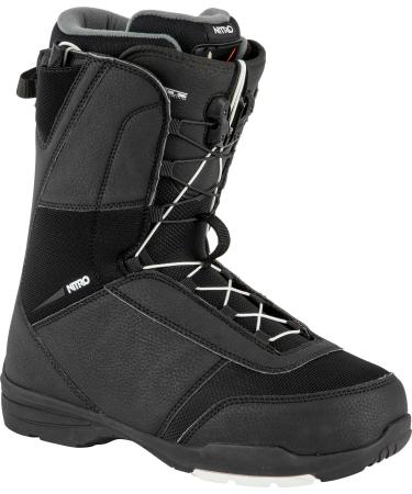 Nitro Snowboards Men's Vagabond TLS '22 All Mountain Freestyle Quick Lacing System Cheap Boot Snowboard Boot Black 250 Black