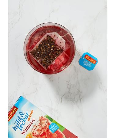 Milford Cool & Delicious Active Wild Berry Tea | Zero Calories Sugar-Free Lactose-Free Gluten-Free Vegan | 20 Tea Bags (50g) - Buy Internationally! - Buy Online on GoSupps.com