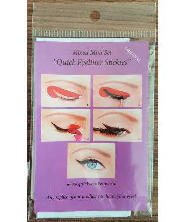 Quick Make-up Eyeliner Stickies MIXED SET 32 pieces
