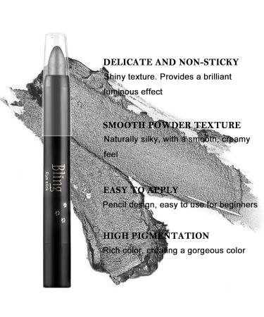 Boobeen Waterproof Eyeshadow Pencil Crayon - Shimmer Cream Eyeliner for Glittering Eye Makeup | Easy to Use | 03# - Buy Online on GoSupps.com