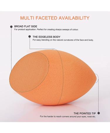 12CM XL Beauty Sponge Blender Set for Face & Body - 2 Sponge Holders - Flawless Makeup Application for Foundation, Tan & Powder - Buy Online on GoSupps.com