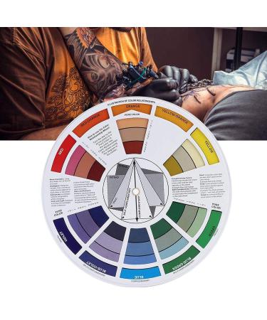Multi-Color Tattoo Color Wheel Guide for Art Classroom & Business - Buy Online on GoSupps.com