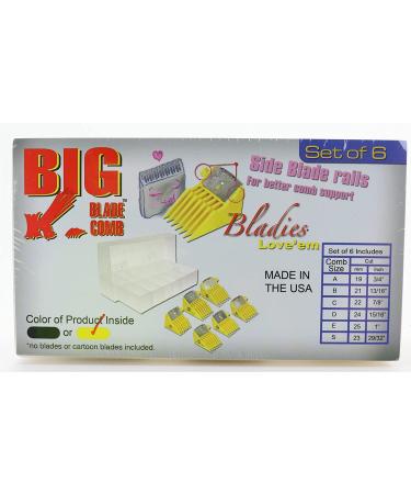 Laube Big K Style Blade Combs - Set of 6 | Professional Grooming Accessories - Buy Online on GoSupps.com