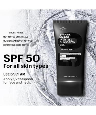 Daily Sunscreen SPF50 Moisturizing Sunburn Protection Water Resistant Skin Care Lightweight Makeup Primer Sun Protection For All Skin Types - Buy Online on GoSupps.com