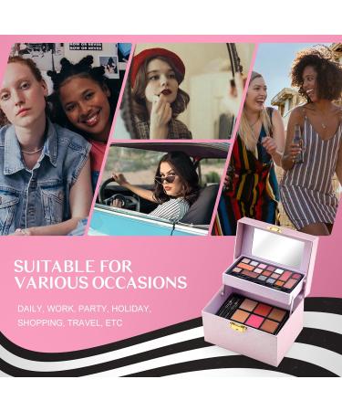 Color Nymph Beginner Makeup Kit for Teens | 17 Colors Recyclable Cabinet & Brushes - Perfect Girls Makeup Set - Buy Online on GoSupps.com