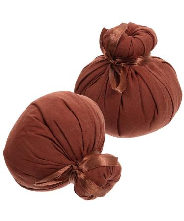 ULTECHNOVO 2pcs Thai Massage Ball Aroma Compress Ball Natural For Spa And Wormwood Heating Pad Chinese Ball