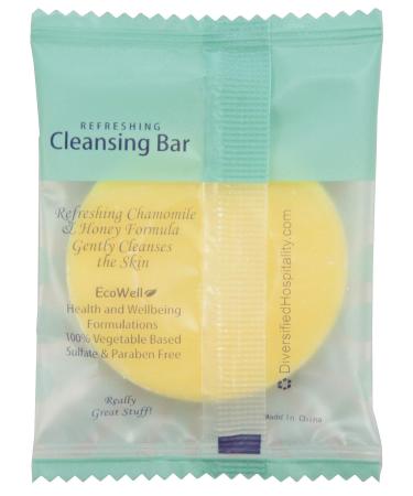 Eco Botanics Travel-Size Hotel Cleansing Bar Soap 0.5 oz - Bulk Case of 250 for Eco-Friendly Hotels - Buy Online on GoSupps.com