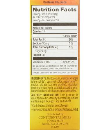 Alpine Spiced Apple Cider Sugar-Free - 10 Count Pack - Buy Online on GoSupps.com