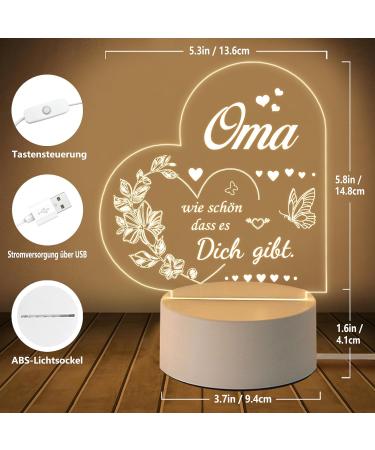 Meaningful Gifts for Grandma | Night Light Birthday & Christmas Gift Ideas - Buy Online on GoSupps.com