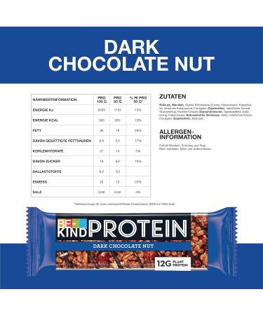 High Fiber Child Protein Bar - Gluten-Free Dark Chocolate Snack (12 x 50g) | No Artificial Additives - Buy Online on GoSupps.com