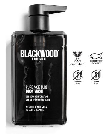 Blackwood For Men Pure Moisture Body Wash 9.02 oz - Hydrating Men's Shower Gel - Buy Online on GoSupps.com