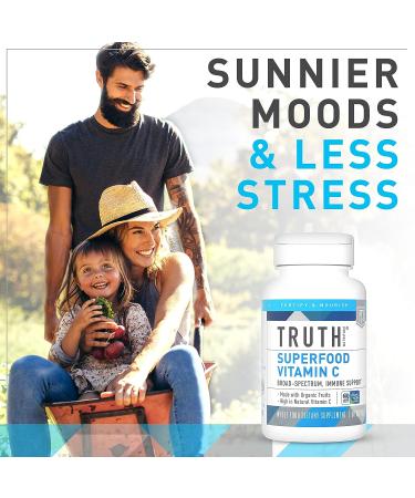 Organic Vitamin C Superfood Blend - 60 Capsules Vegan Supplement with Acerola Cherry, Amla, Rosehip and Camu Camu - Buy Online on GoSupps.com