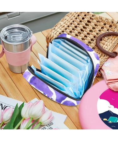 MUOOUM Women's Bond Storage Pocket - Black Whirlpool Stripe SWIRL Menstrual Cup & Bandage Pad Organizer for Teens | Portable Feminine Care Bag - Buy Online on GoSupps.com