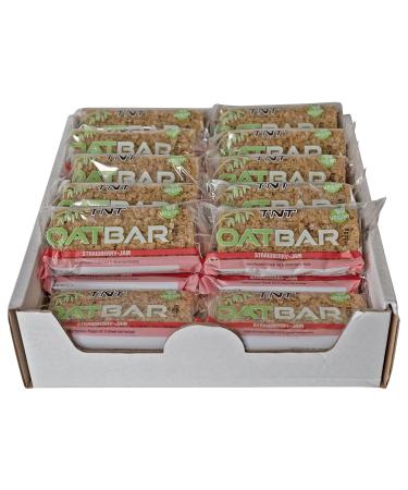 TNT OATBABL Strawberry Jam Oat Bar - 120G | Delicious Muesli Energy Bar | Healthy Snack with Oatmeal - Buy Online on GoSupps.com