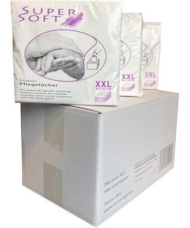 itex Supersoft Wipes & Care Cloths - 150 Soap-Free Ultra Soft Viscose & PES for Gentle Care - Perfect for Sensitive Skin - Buy Online on GoSupps.com