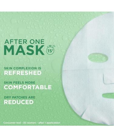 Garnier Nutri Bomb Almond Milk & Hyaluronic Acid Sheet Mask - 28g, Vegan, Hydrating & Nourishing - Buy Online on GoSupps.com
