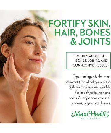 Maxi Health Collagen Peptides Powder Type I Unflavored Marine Powder Collagen for Women & Men - Wild-Caught Protein Supplement for Joints Skin Hair & NailNails (5.46 oz) Unflavored Powder 5.46 Ounce (Pack of 1) - Buy Online on GoSupps.com