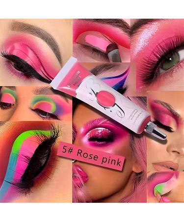 Eye Primer - Waterproof & Moisturizing Color-Light Shadow Base | Durable Non-Drying Makeup Primer | Halloween Color Concealer for Vibrant Eyeshadow - Rosixehird 05 - Buy Online on GoSupps.com