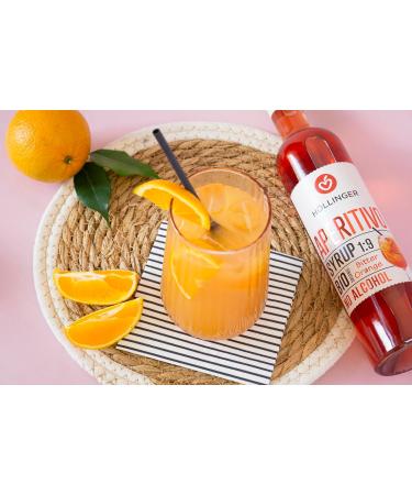H llinger Sirop cocktail bio aperitivo - vegan bouteille en verre 3x500ml - cocktail sans alcool - Buy Online on GoSupps.com