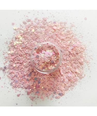 15g Pink Chunky Mix Sequins Glitter - Festival Rave Makeup & Nail Art Decoration - Buy Online on GoSupps.com