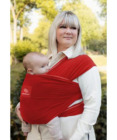 Manduca Sling in Plain Chili | 5.10x0.60 m | Premium Quality - Buy Online on GoSupps.com